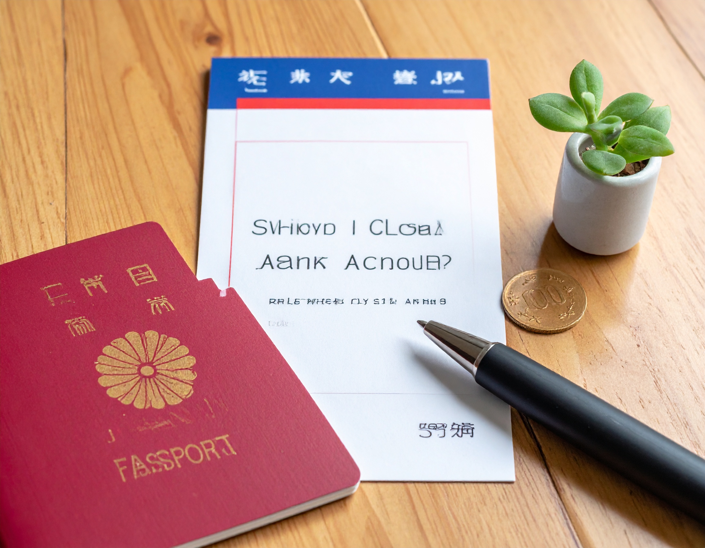 日本の銀行口座は解約すべきか？ロングステイ中に非居住者が維持する方法